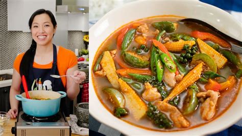 Thai Jungle Curry Recipe (Gaeng Pa) แกงป่าไก่ .